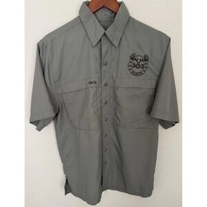 GameGuard 1023 Mens M Olive Shirt SS Vented Performance Outdoor Fishing Hunting